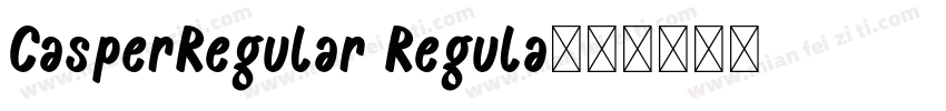 CasperRegular Regula字体转换